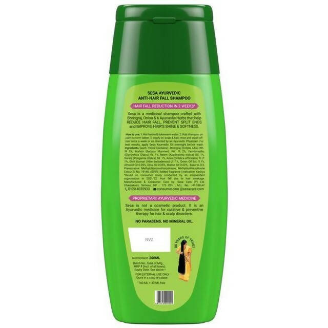 Sesa Ayurvedic Anti-Hair Fall Onion Shampoo - Distacart