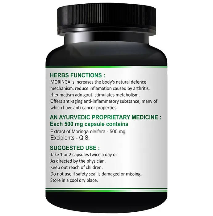 Fasczo Moringa 500mg Capsules - Distacart