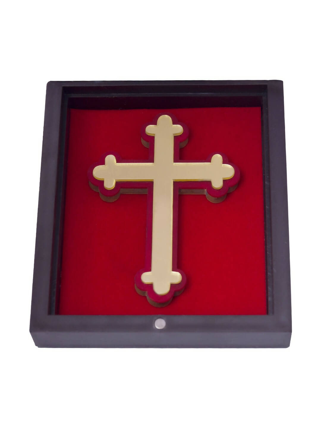 Golden Peacock Brown & Red 24 Ct Gold Foil Lord Jesus Christ - Distacart