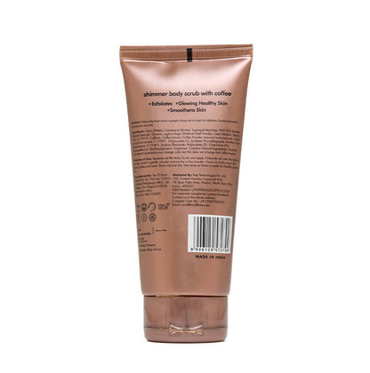 mCaffeine Shimmer Body Scrub with Coffee - Distacart