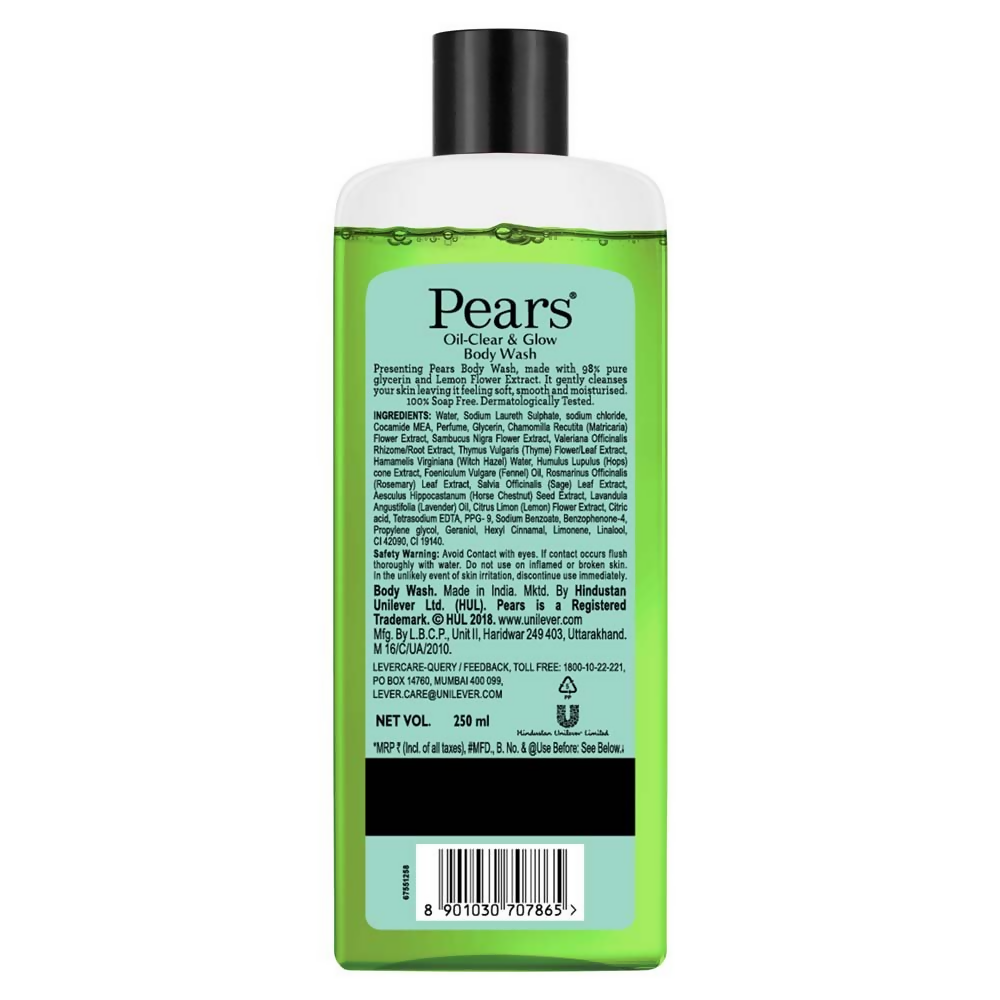 Pears Oil Clear & Glow Body Wash - Distacart