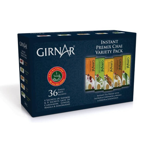 Girnar Instant Premix Chai - Variety Pack - Distacart