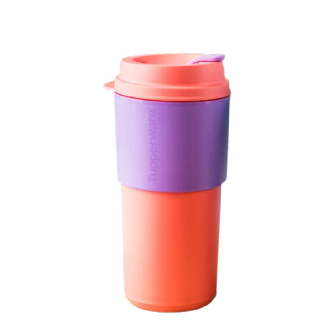 Tupperware Plastic Tumbler - 490ml (Pink) - Distacart
