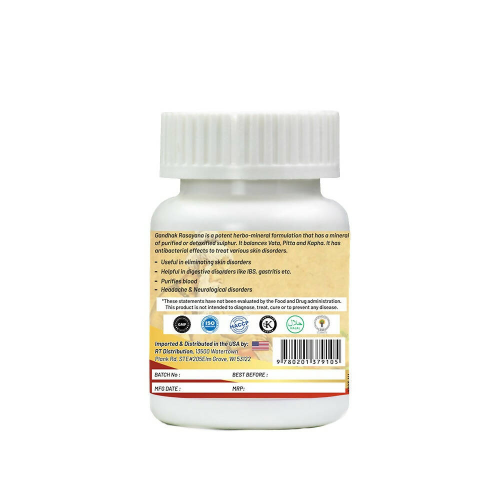 Life Aveda Gandhak Rasayan Tablets - Distacart