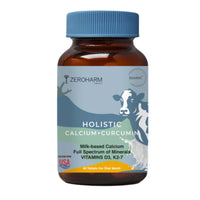 Thumbnail for Zeroharm Holistic Calcium + Curcumin Tablets - Distacart