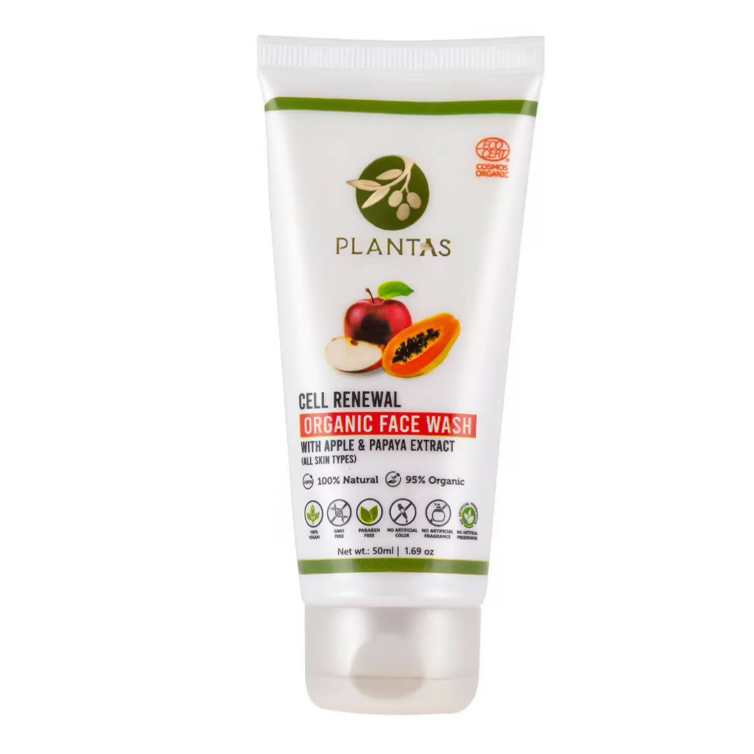 Plantas Cell Renewal Organic Face Wash - Distacart