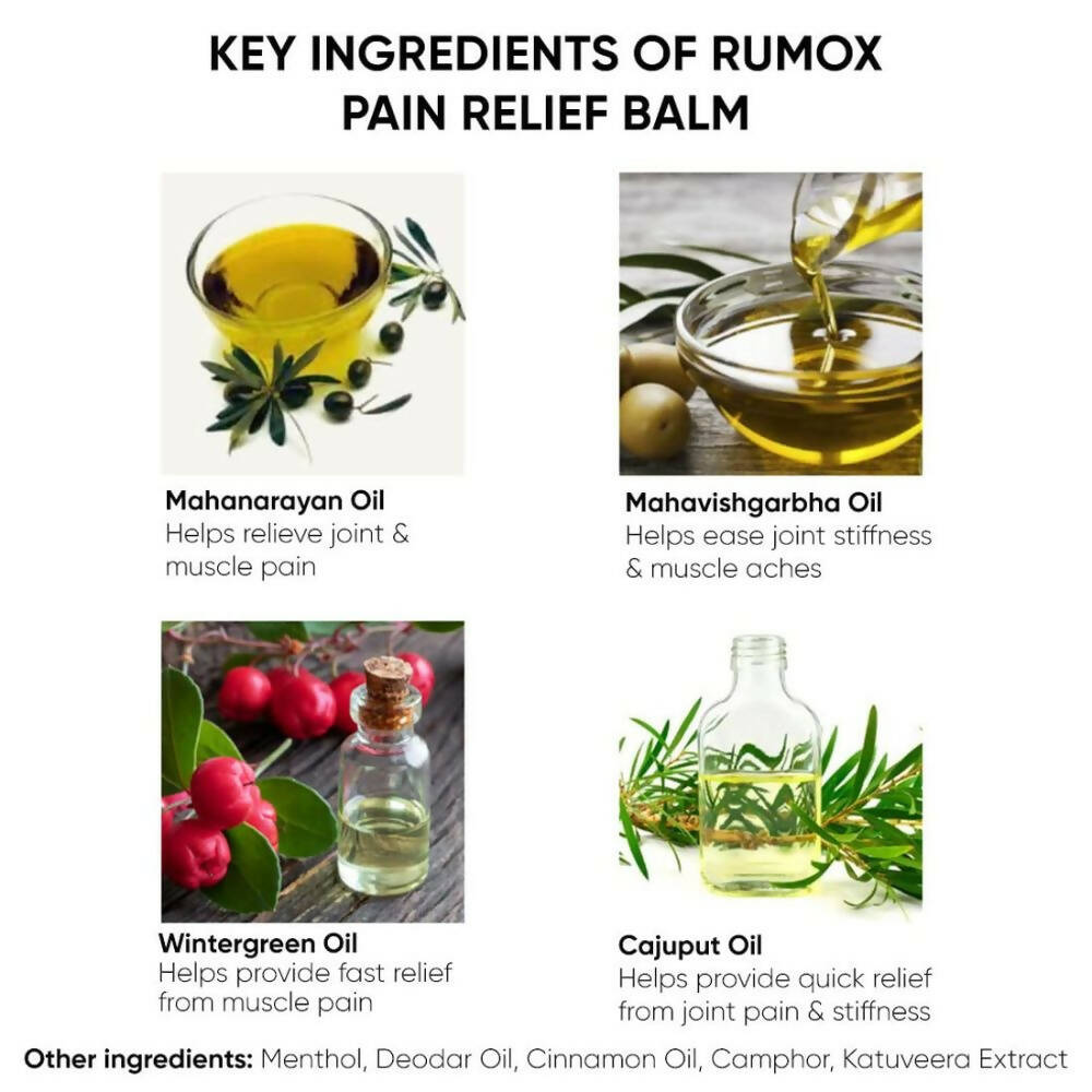 Dr. Vaidya's Rumox Pain Relief Balm - Distacart