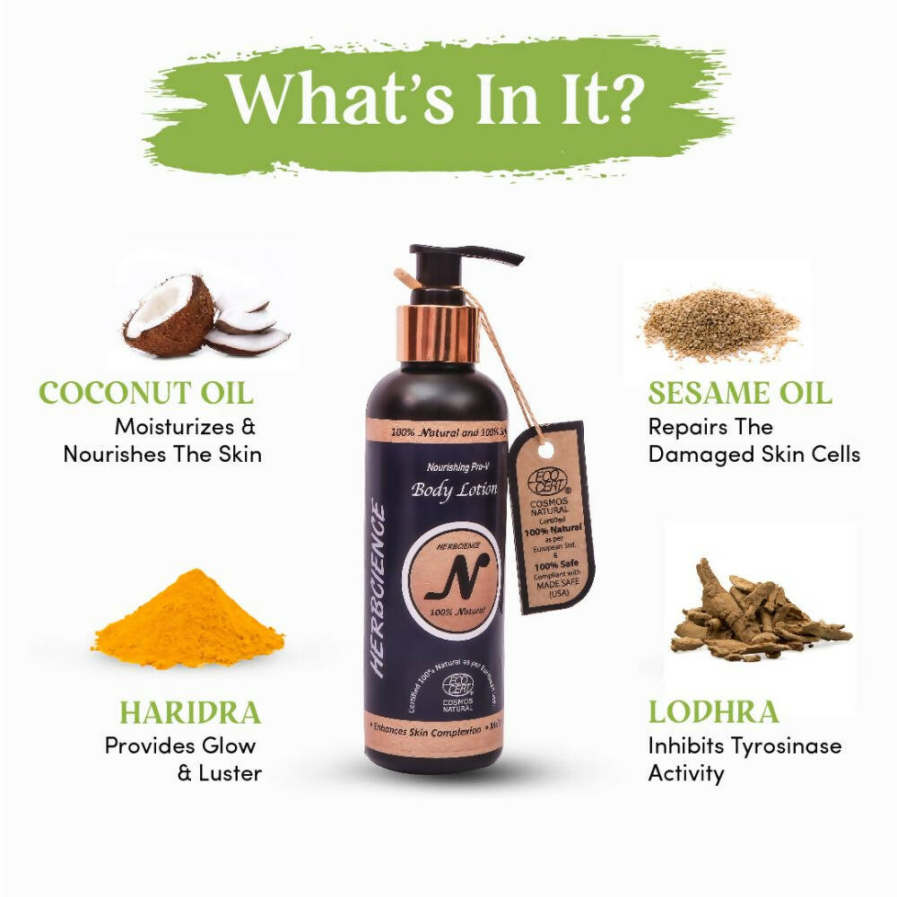Herbcience Nourishing Pro-V Body Lotion - Distacart