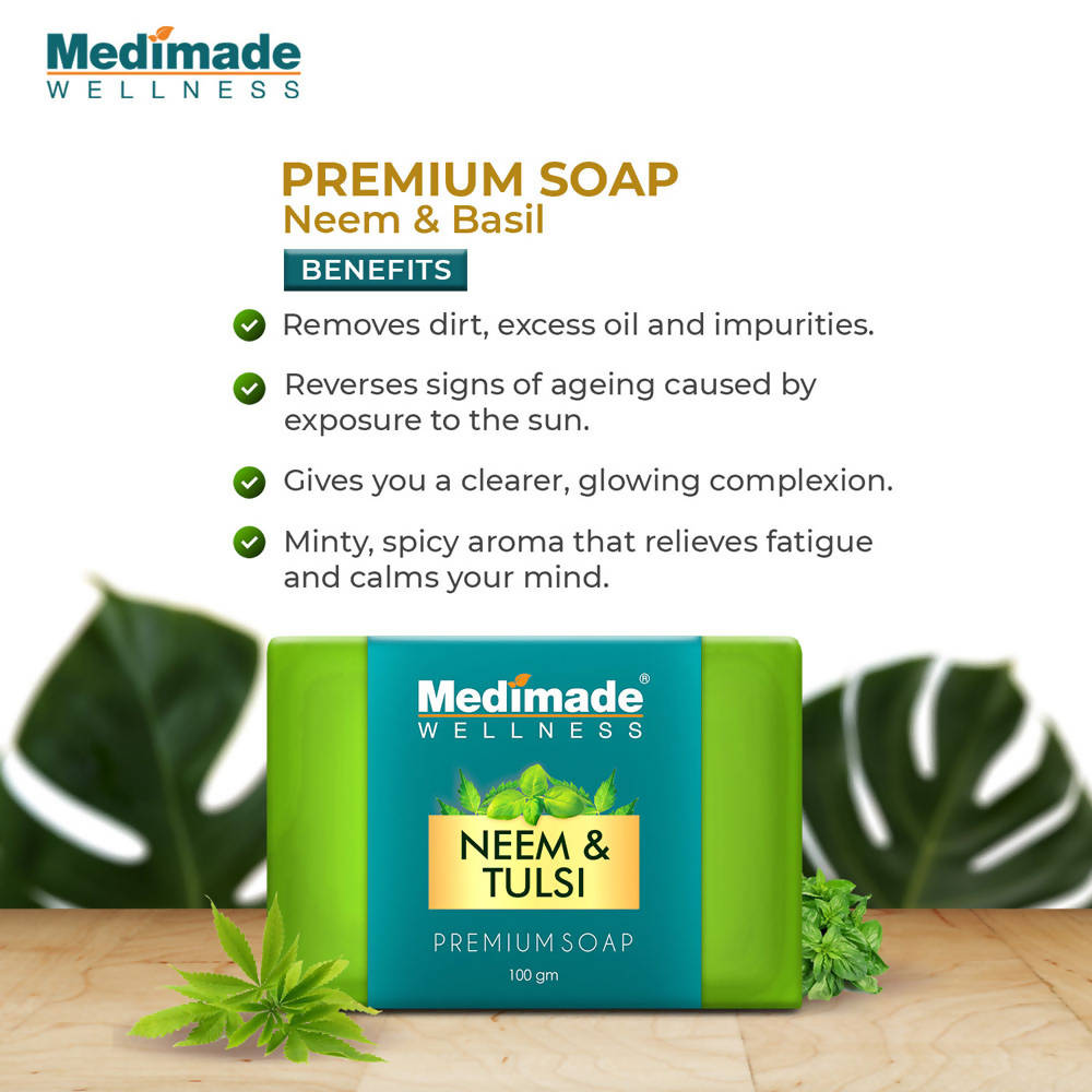 Medimade Wellness Neem & Tulsi Premium Soap