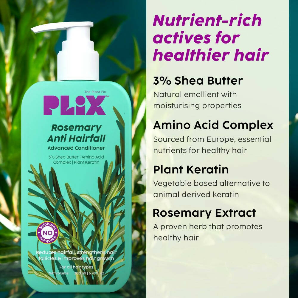 PLIX The Plant Fix Rosemary Anti-Hair Fall Advanced Conditioner - Distacart