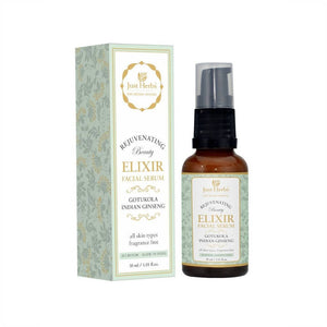 Just Herbs Rejuvenating Beauty Elixir Facial Serum Gotukola Indian Ginseng online