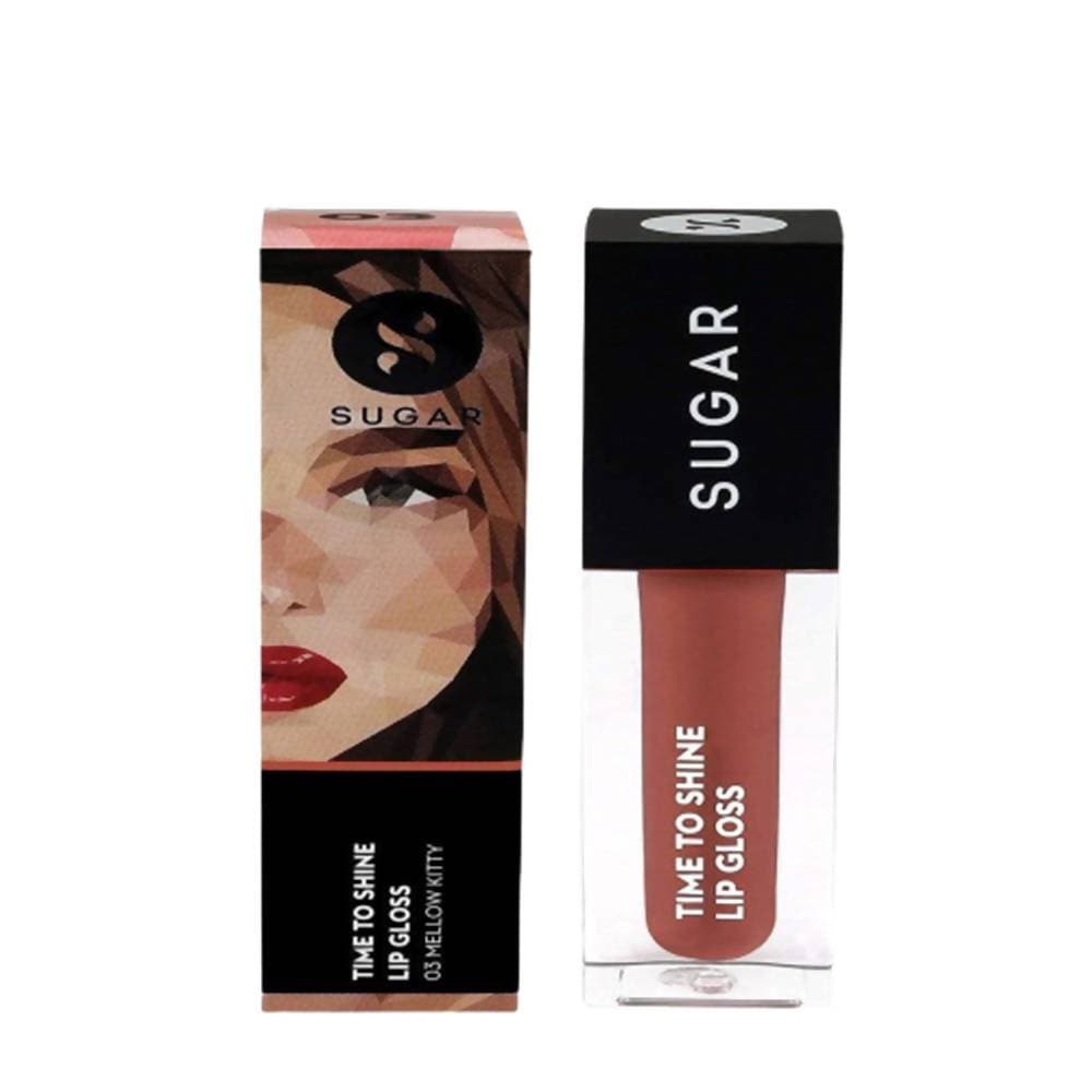 Sugar Time To Shine Lip Gloss - Mellow Kitty (Deep Peach Nude) - Distacart