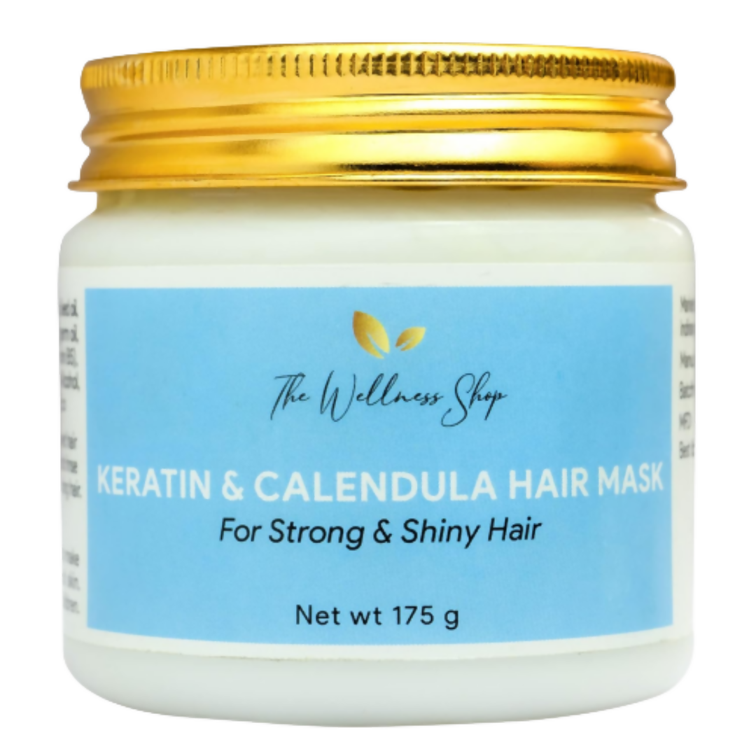 The Wellness Shop Keratin & Calendula Hair Mask - Distacart