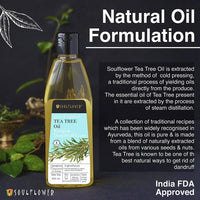 Thumbnail for Soulflower Pure & Natural Tea Tree Oil Scalp & Dandruff Care benefits
