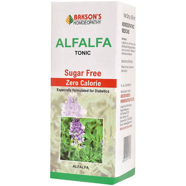 Bakson's Homeopathy Alfalfa Tonic Sugar Free - Distacart