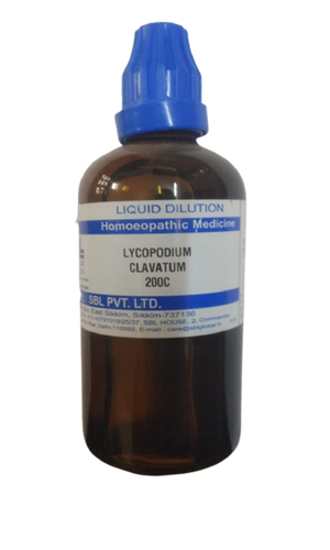 SBL Homeopathy Lycopodium Clavatum Dilution 200C