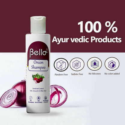 Bello Herbals Onion Shampoo - Distacart