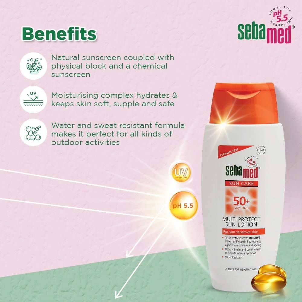 Sebamed Sun Care Multi Protect Sun Lotion benefits