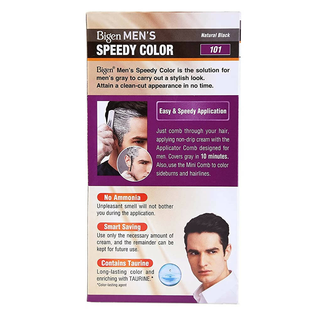 Bigen Men'S Speedy Color- Natural Black-101 - Distacart