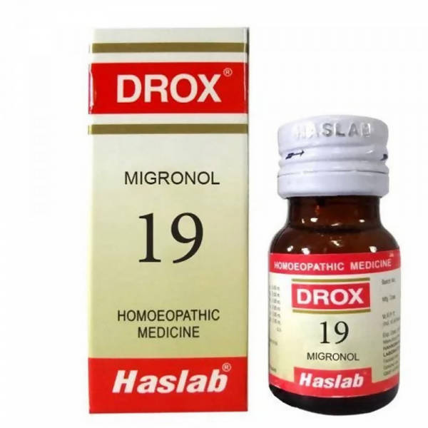 Haslab Homeopathy Drox 19 Migronol Drops - Distacart