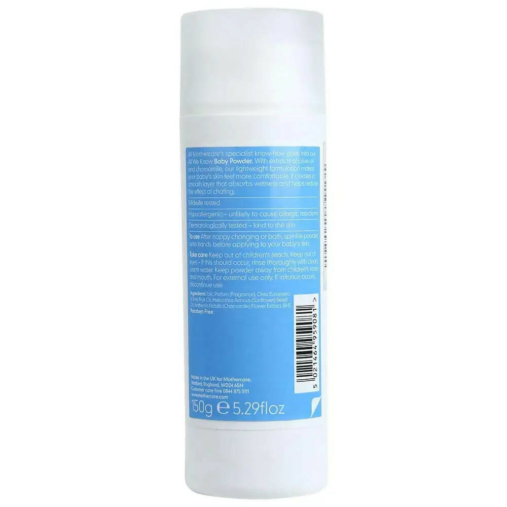 Mothercare All We Know Baby Powder - Distacart