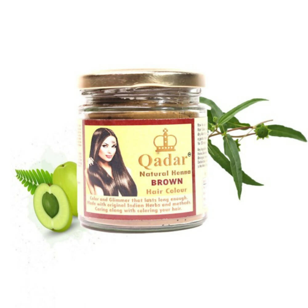 Qadar Henna Herbal Based Brown Hair Colour - Distacart