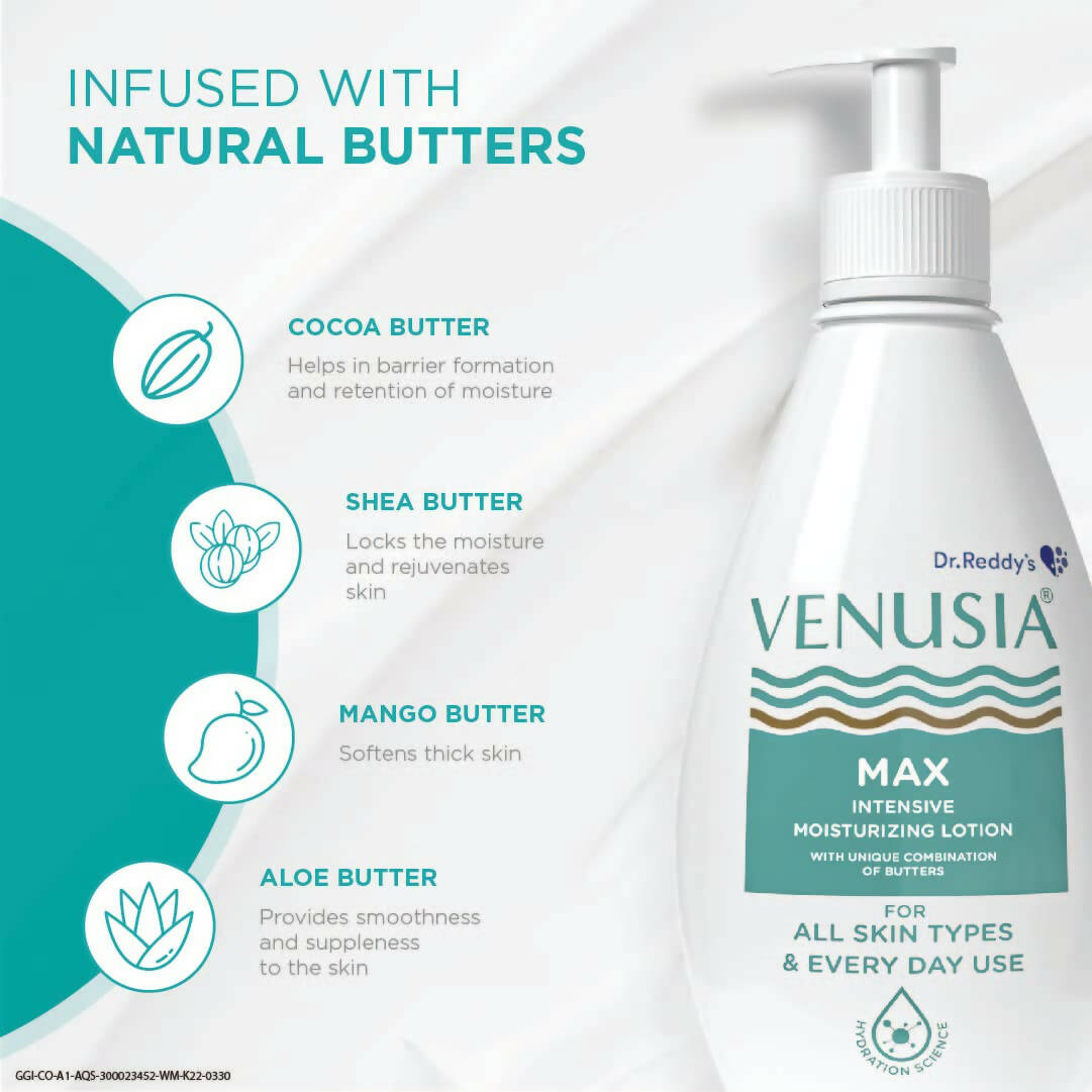 Dr. Reddy's Venusia Max Moisturiser Lotion - Distacart