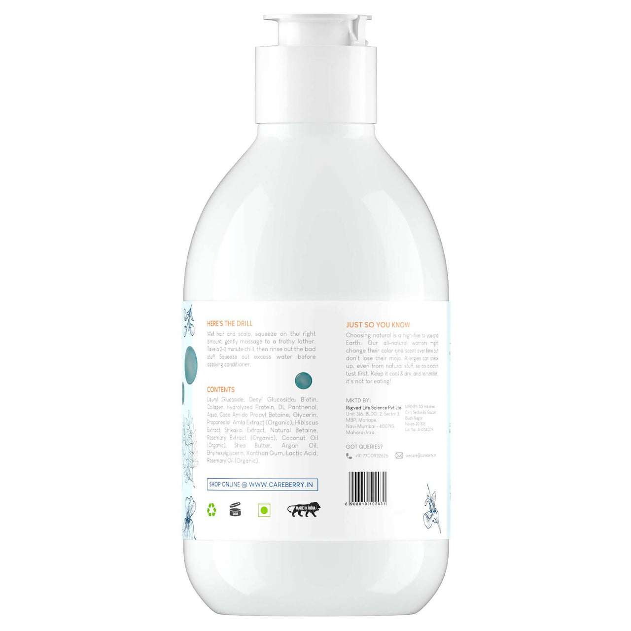 Careberry Biotin & Collagen Shampoo - Distacart