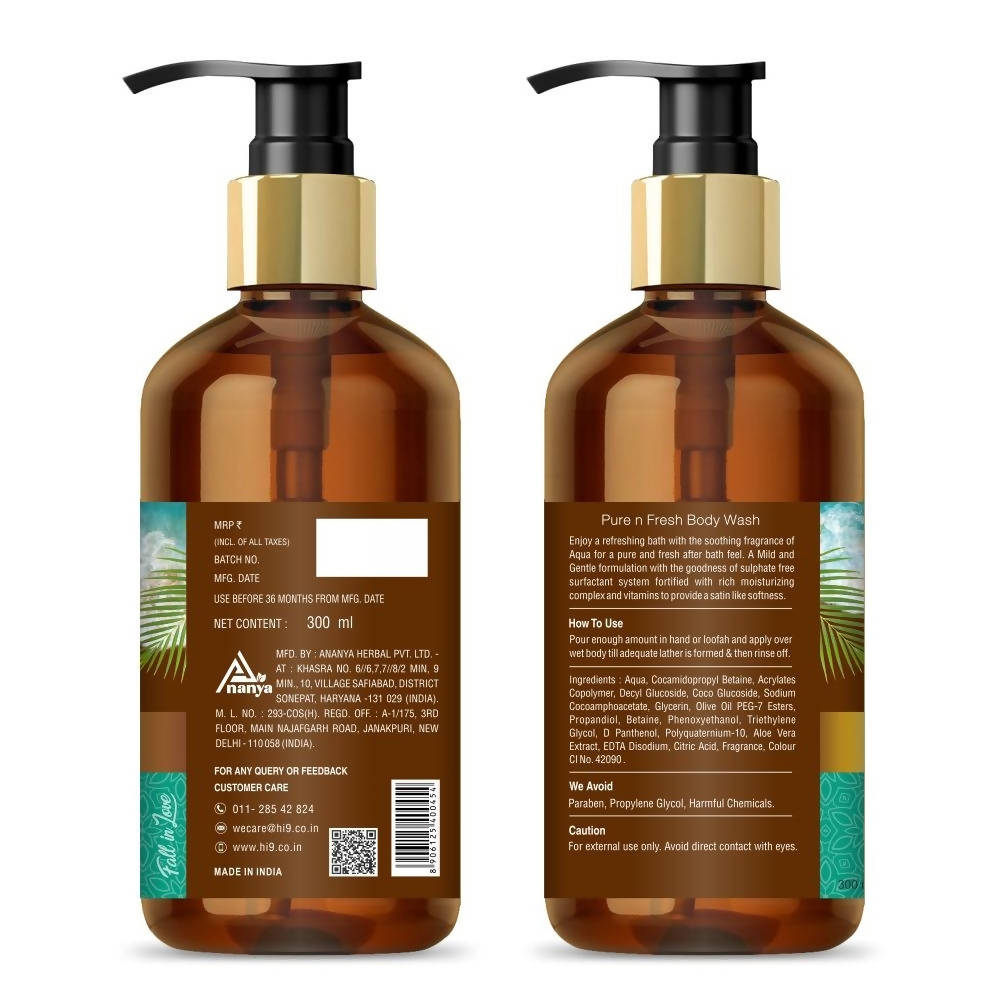 Hi9 Pure & Fresh Body Wash