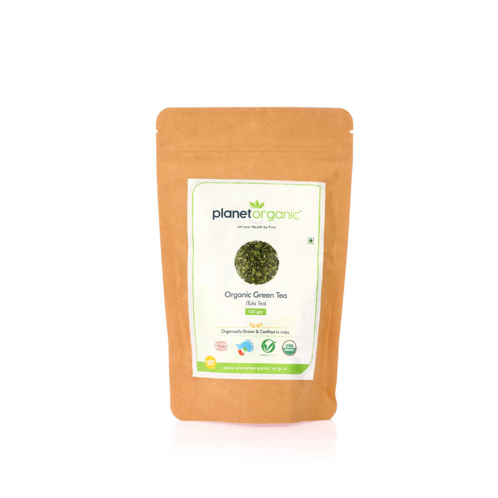 Planet Organic Green Tea (Tulsi) - Distacart
