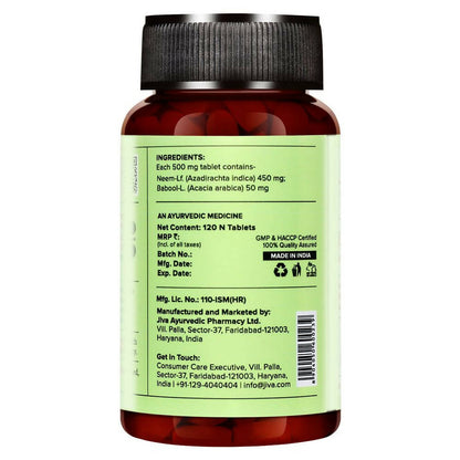 Jiva Ayurveda Neem Tablets - Distacart