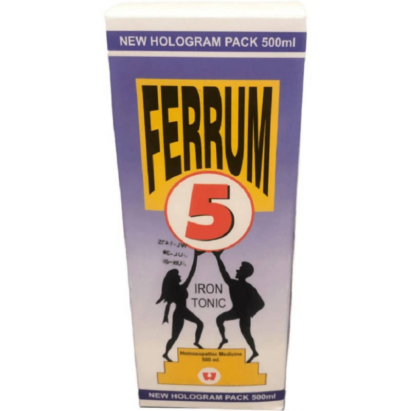 Dr. Wellmans Homeopathy Ferrum 5 Iron Tonic