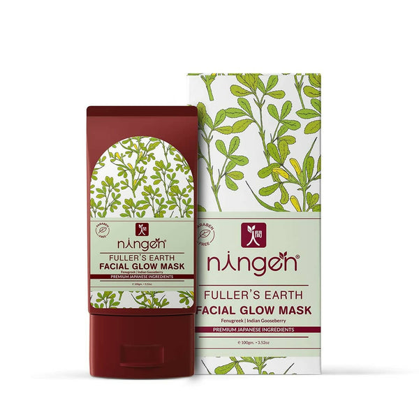 Ningen Fuller’s Earth Facial Glow Mask - Distacart