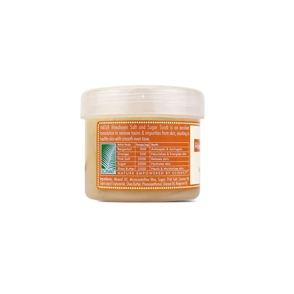Inatur Himalayan Salt & Sugar Scrub - Orange & Bergamot
