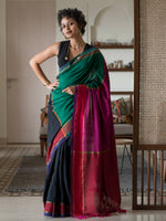 Thumbnail for Suta Multi Color Woven Design Cotton Blend Saree - Distacart