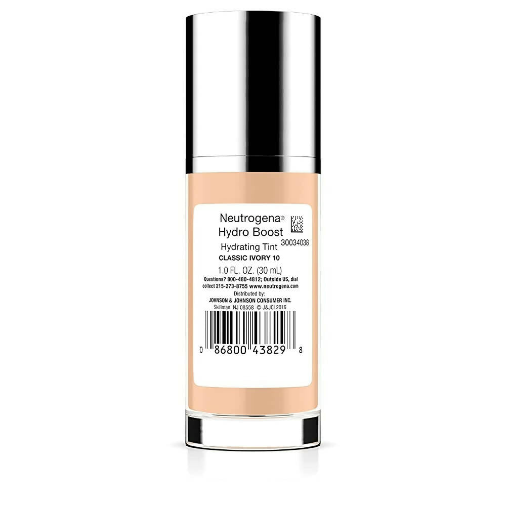Neutrogena Hydro Boost Hydrating Tint Liquid Natural finish 10/Classic Ivory - Distacart