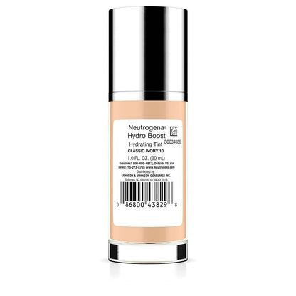 Neutrogena Hydro Boost Hydrating Tint Liquid Natural finish 10/Classic Ivory - Distacart