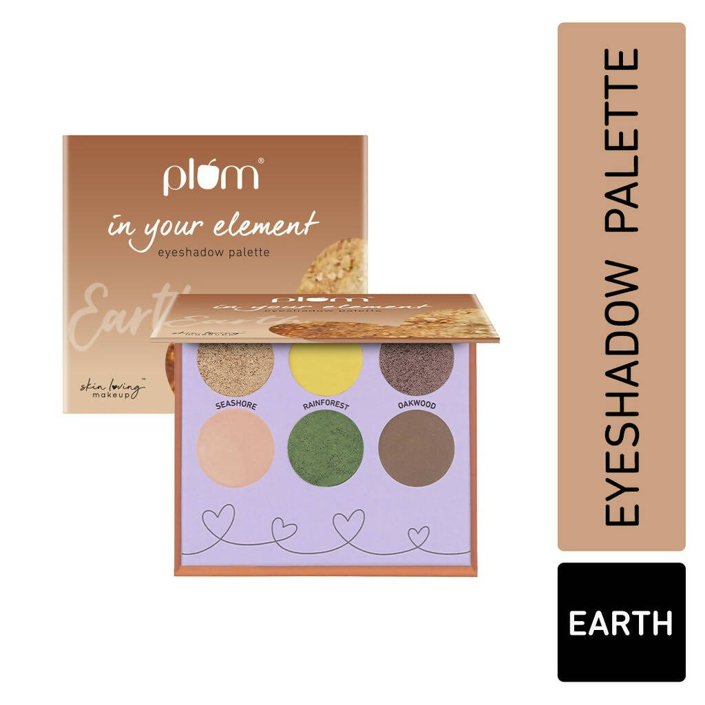 Plum In Your Element Eyeshadow Palette Easy to Blend 6-in-1 Palette 03 Earth - Distacart