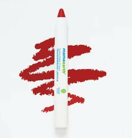 Mamaearth Hydra-Matte Crayon Transferproof Lipstick Raspberry Red - Distacart