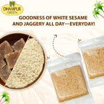 Thumbnail for Dhampur Green Sesame Jaggery Chikki - Distacart