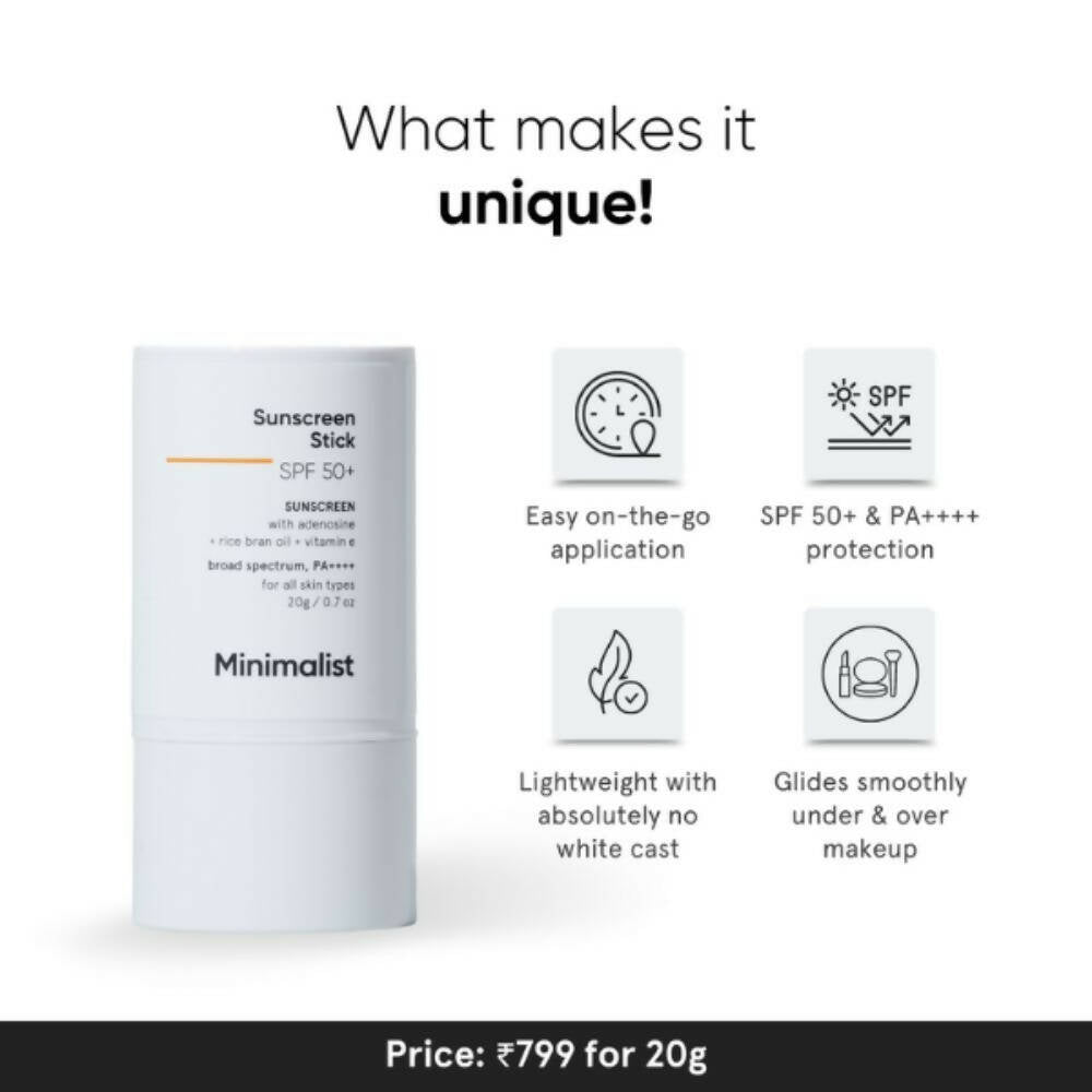Minimalist SPF 50 Sunscreen Stick - Distacart