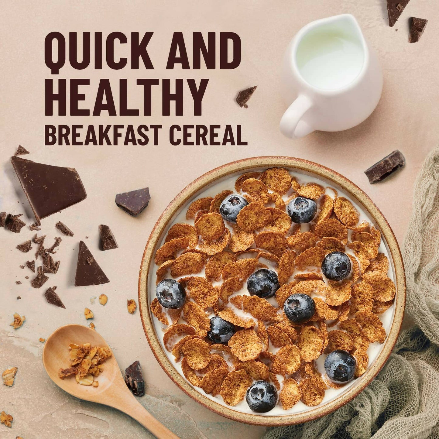 Mille Chocolate Buckwheat Breakfast Flakes - Distacart