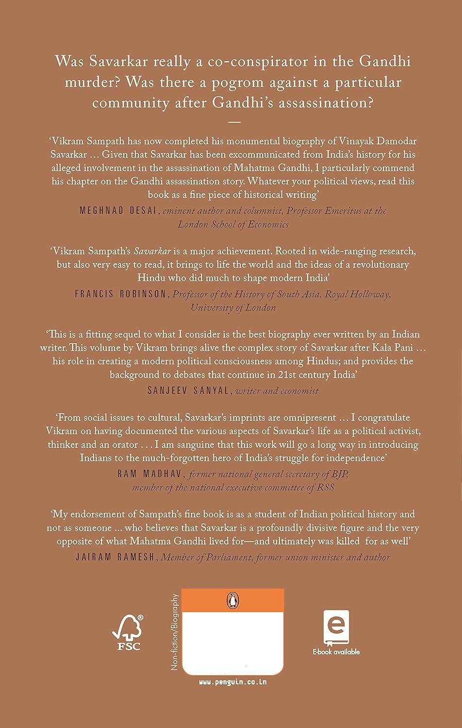 Savarkar: A Contested Legacy, 1924-1966 by Vikram Sampath - Distacart