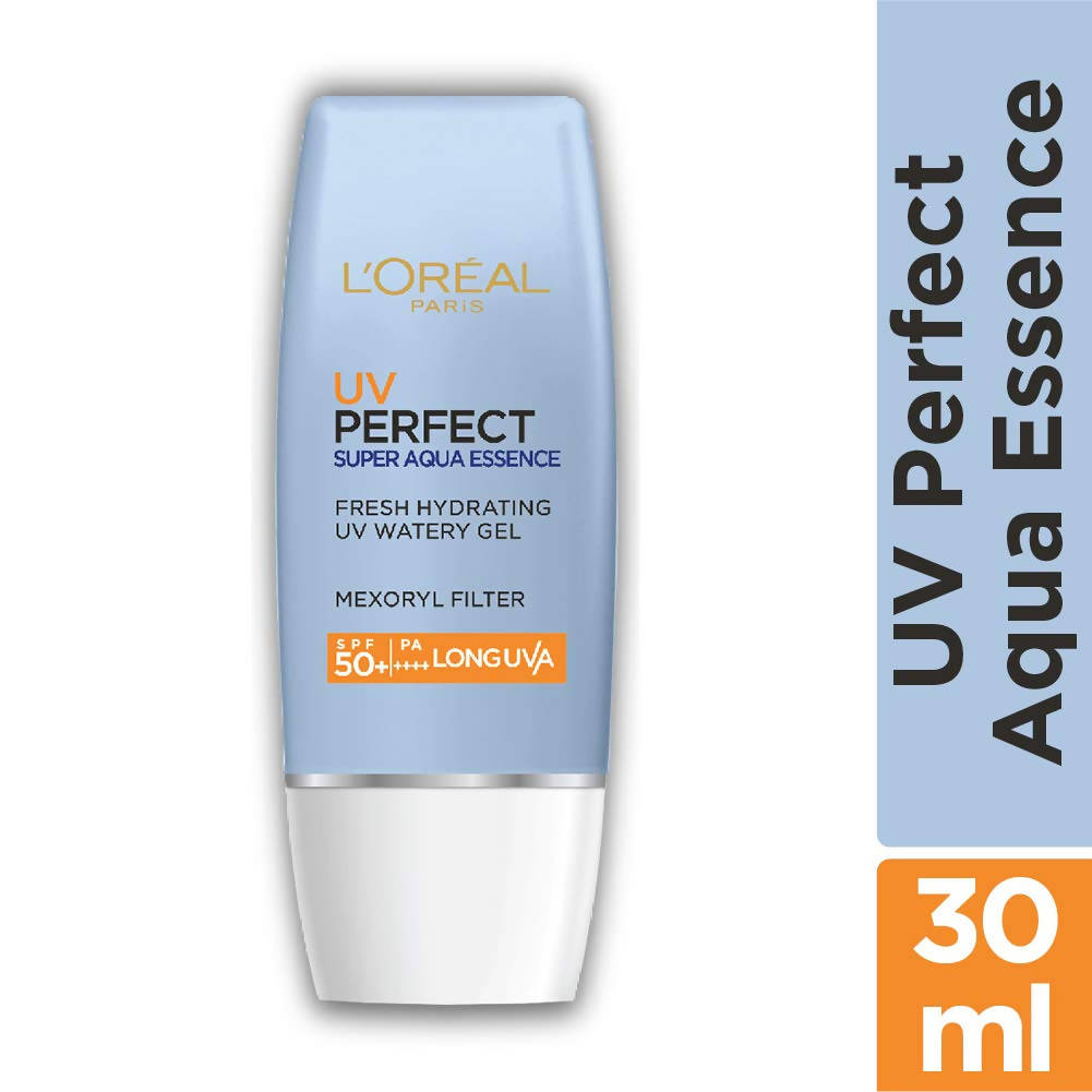 L'Oreal Paris UV Perfect Super Aqua Essence SPF 50+ PA++++ Long UVA - Distacart