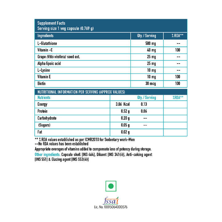 Buy HK Vitals Glutathione Veg Capsules Online at Best Price. Buy HK Vitals Glutathione Veg Capsules Online at Best Price.