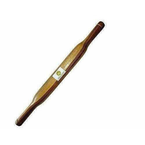 Wooden Rolling Pin, Brown (14-inch) - Distacart