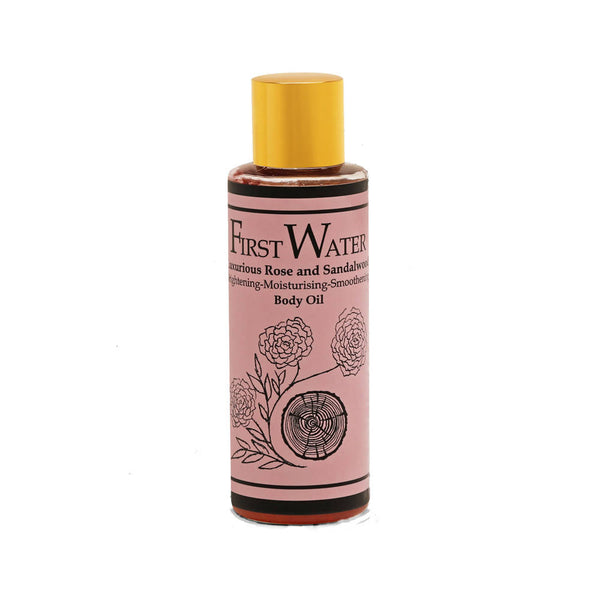 First Water Luxurious Rose And Sandalwood Body Oil - Distacart