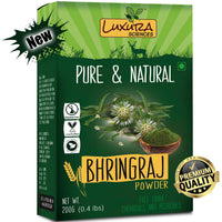 Thumbnail for Luxura Sciences Natural Bhringraj Powder for hair growth and conditioning - Distacart