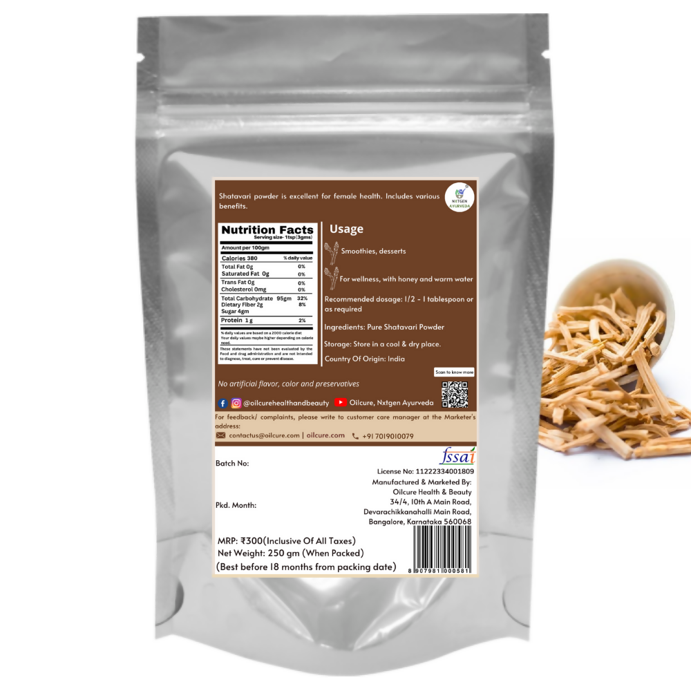 Nxtgen Ayurveda Shatavari Powder - Distacart