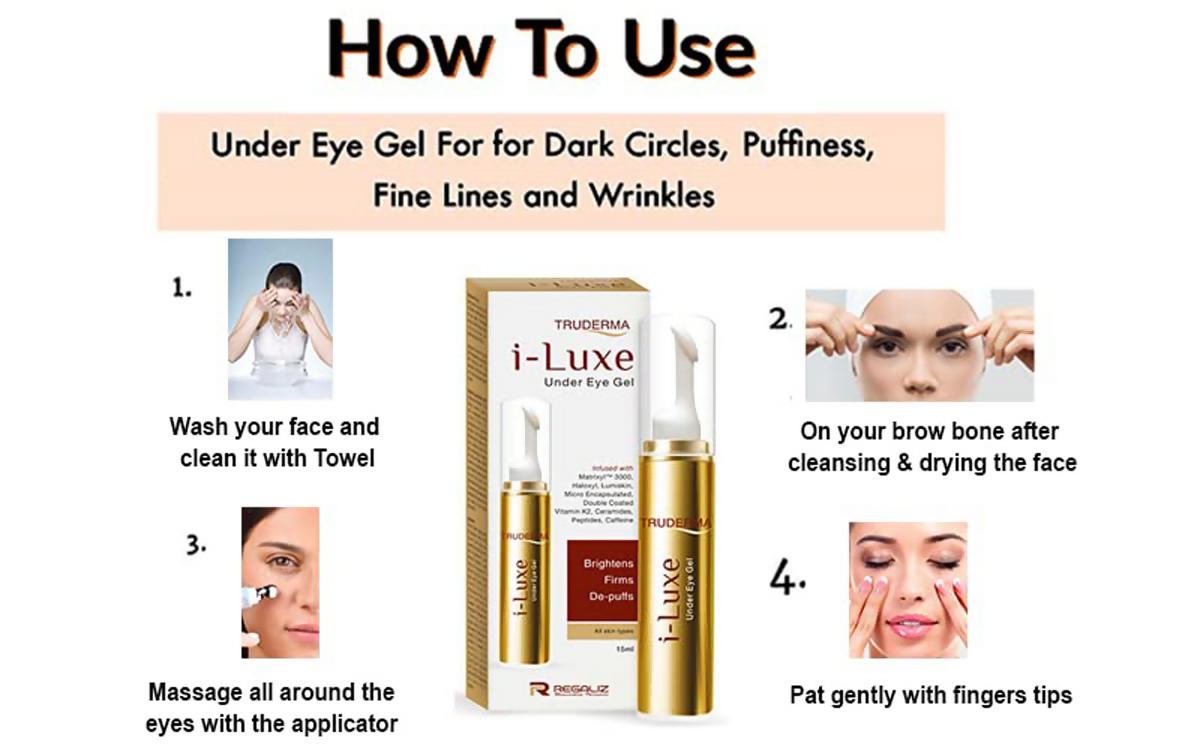 Truderma i-Luxe Under Eye Gel - Distacart